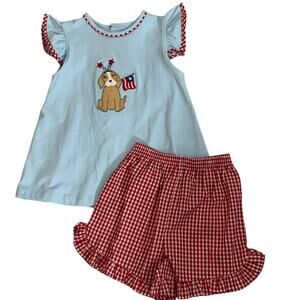 Remember Nguyen Madison set‎ Patriotic Dog NWT size 5